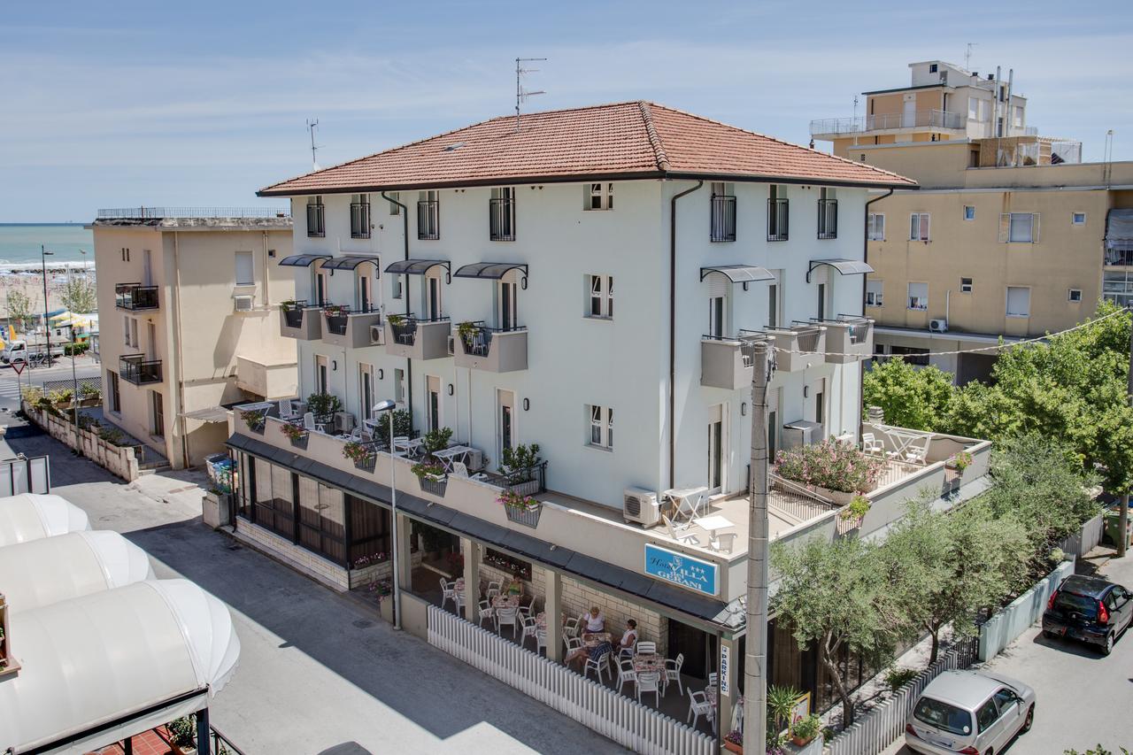 Hotel Villa Dei Gerani Rimini Kültér fotó